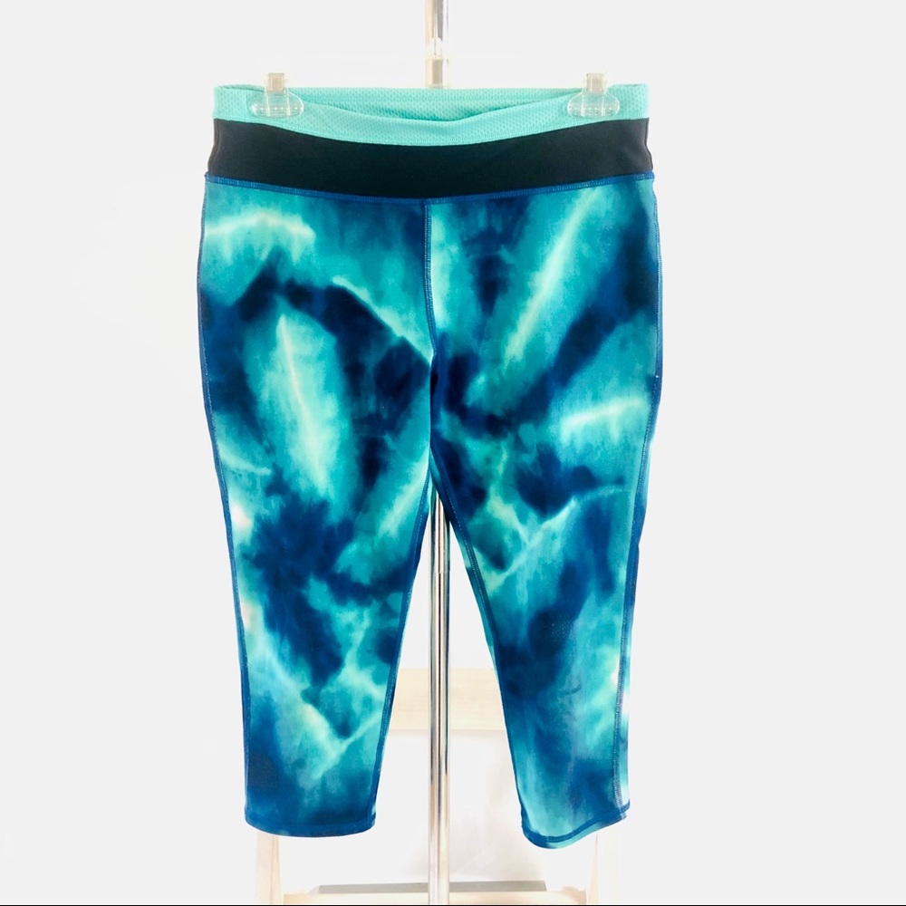 Girls Patagonia Crop Tights Size XXL Harbor Fog in Superior Blue Size 16/18